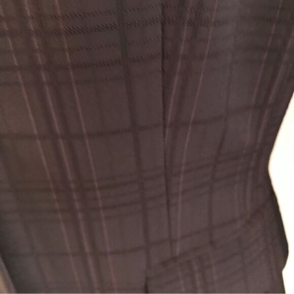 Tahari ASL Blazer Women's Petite Size 4P Black Striped Long Sleeve Two-Button - Picture 7 of 11